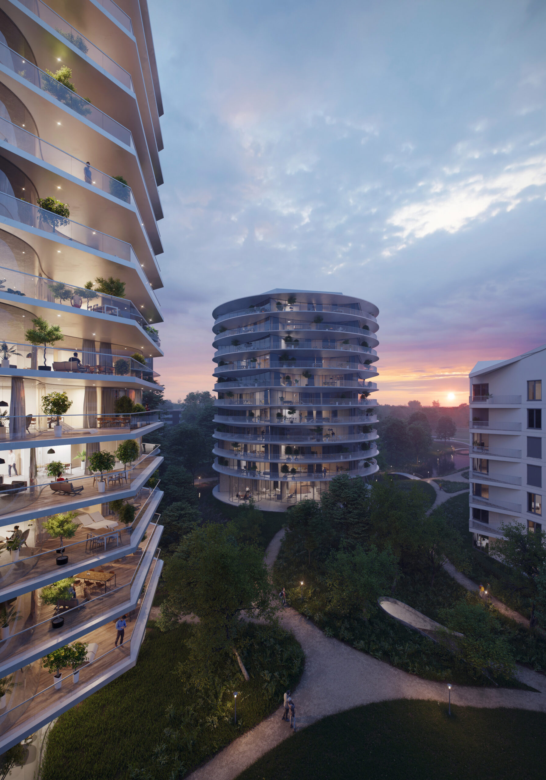 Aziepark Towers -  - a project by Space Encounters Office for Architecture
